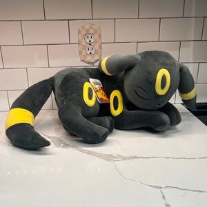 Pokemon Umbreon Sleeping Plush - 18-inch Premium Plush in Sleeping Pose NWT
